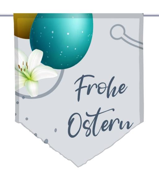 Ostern-griseo two, Scheibenhänger spitz